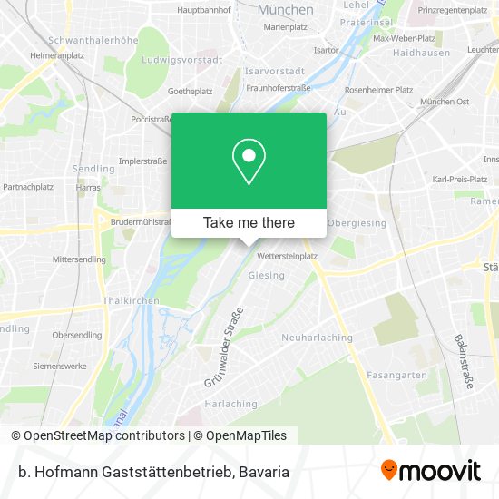 b. Hofmann Gaststättenbetrieb map