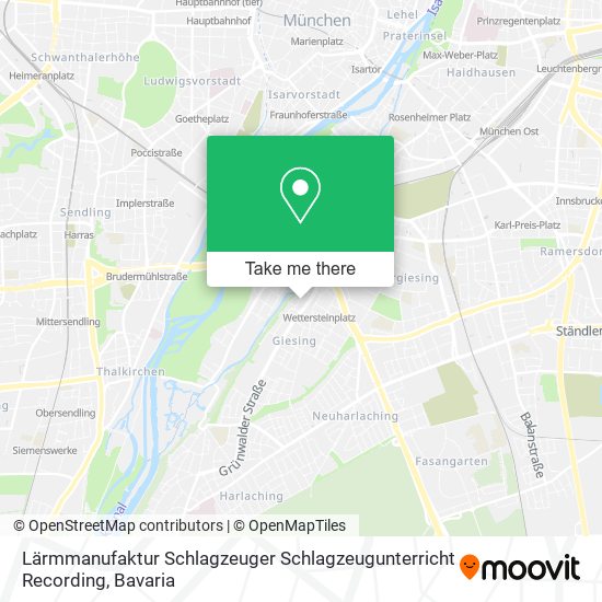 Lärmmanufaktur Schlagzeuger Schlagzeugunterricht Recording map