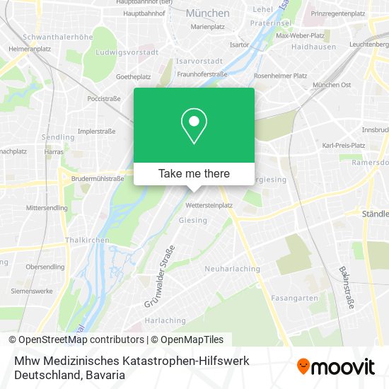 Mhw Medizinisches Katastrophen-Hilfswerk Deutschland map