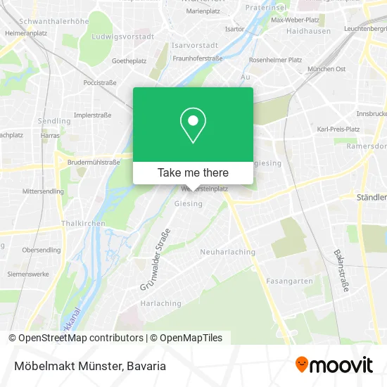 Карта Möbelmakt Münster