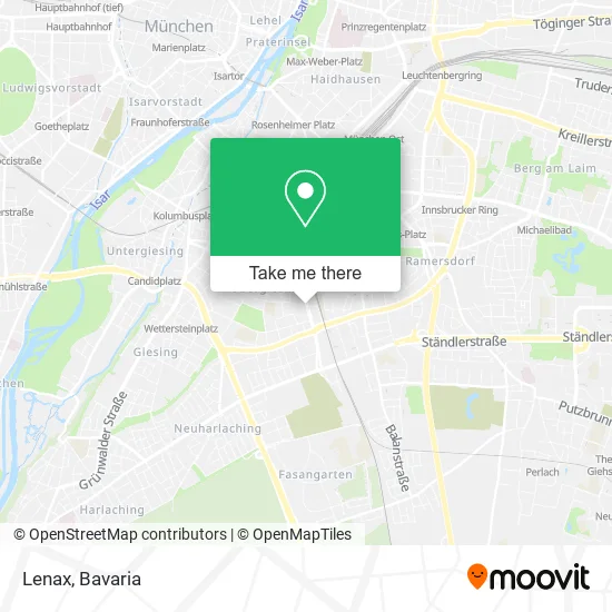 Lenax map