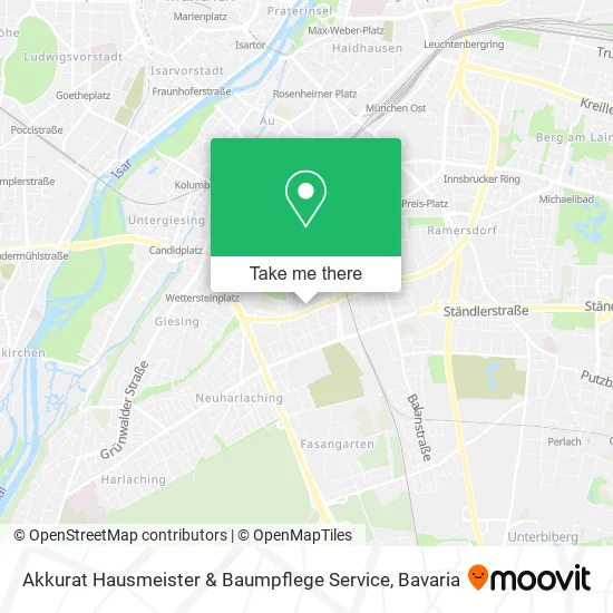 Карта Akkurat Hausmeister & Baumpflege Service