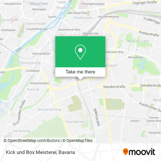 Карта Kick und Box Meisterei