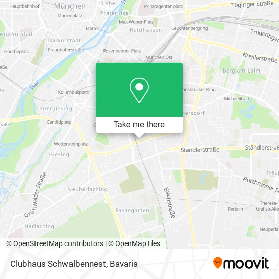 Карта Clubhaus Schwalbennest