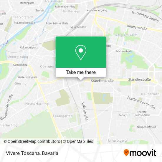 Карта Vivere Toscana