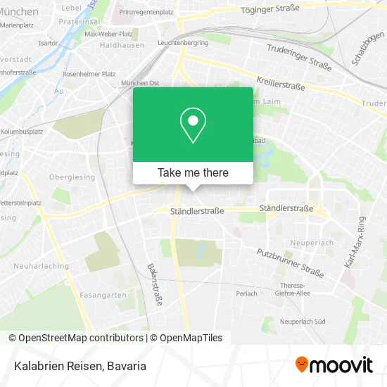 Карта Kalabrien Reisen