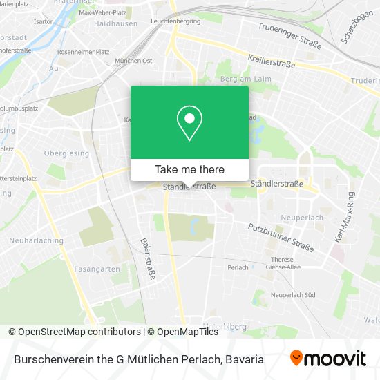 Burschenverein the G Mütlichen Perlach map