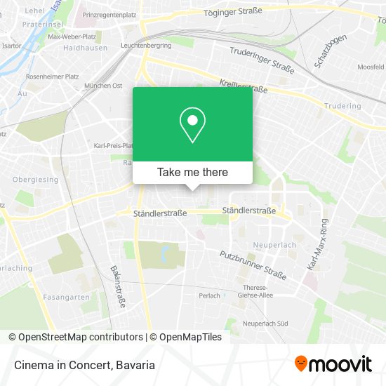 Cinema in Concert map