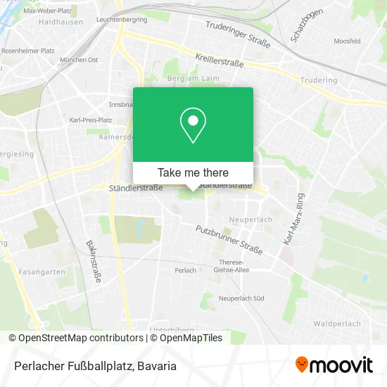 Карта Perlacher Fußballplatz