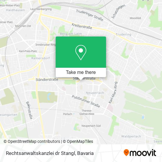 Rechtsanwaltskanzlei dr Stangl map