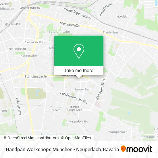 Карта Handpan Workshops München - Neuperlach