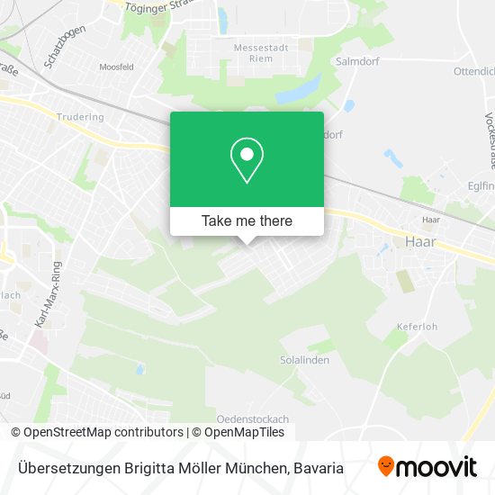 Übersetzungen Brigitta Möller München map