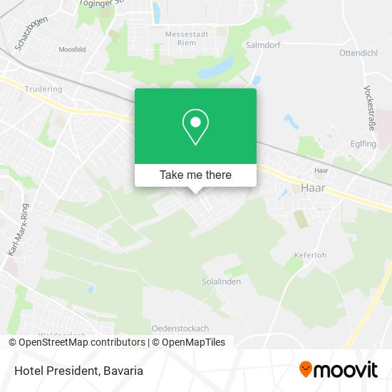 Hotel President map