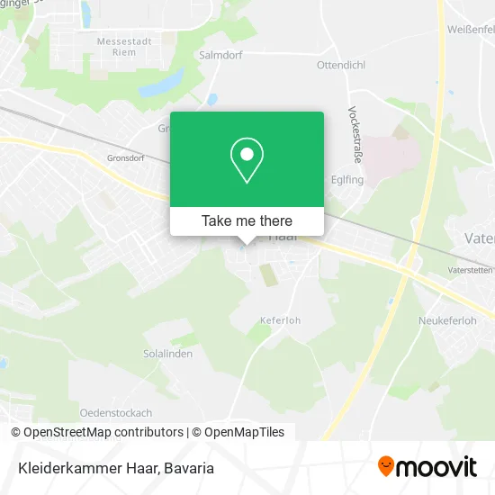 Карта Kleiderkammer Haar