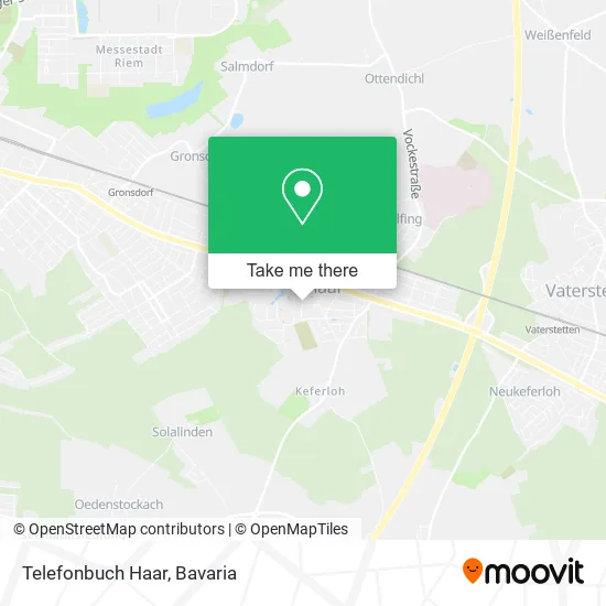 Карта Telefonbuch Haar