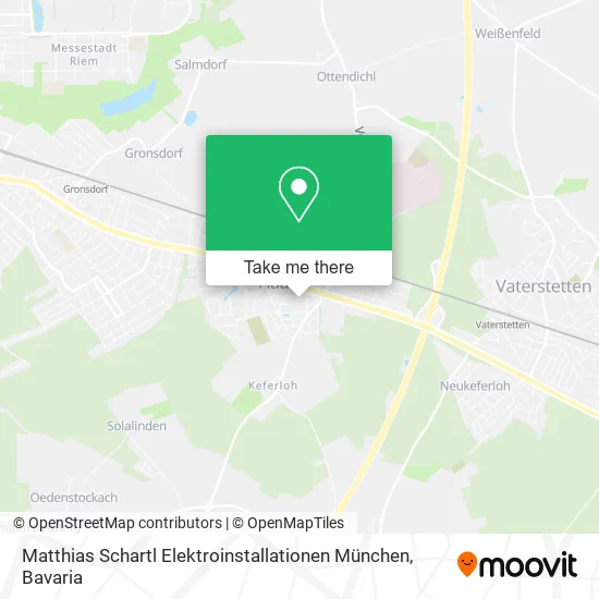 Карта Matthias Schartl Elektroinstallationen München