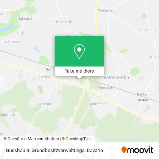 Gussbau 8. Grundbesitzverwaltungs map
