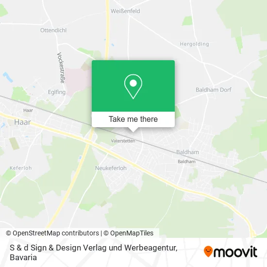 Карта S & d Sign & Design Verlag und Werbeagentur