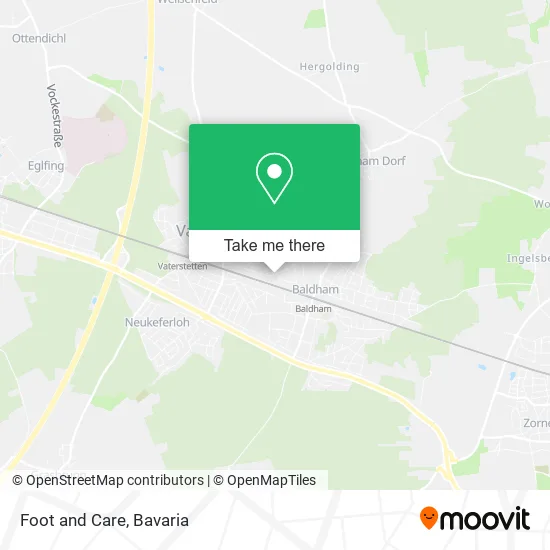 Карта Foot and Care