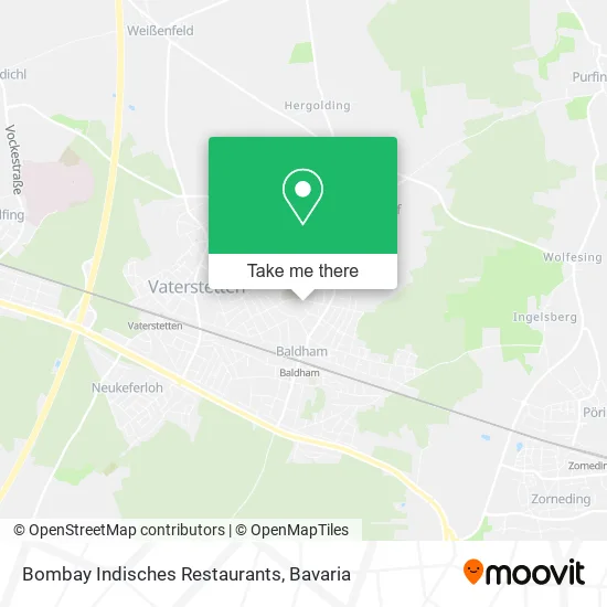 Карта Bombay Indisches Restaurants