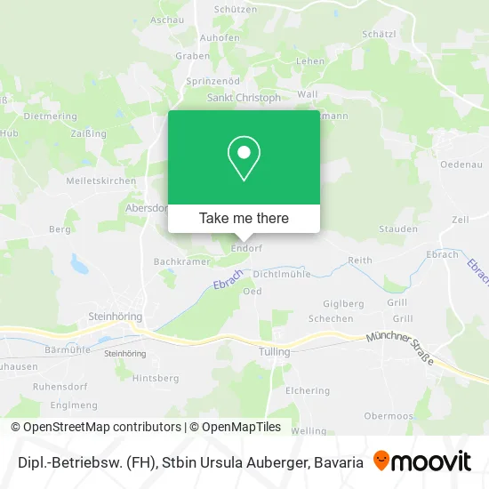 Карта Dipl.-Betriebsw. (FH), Stbin Ursula Auberger