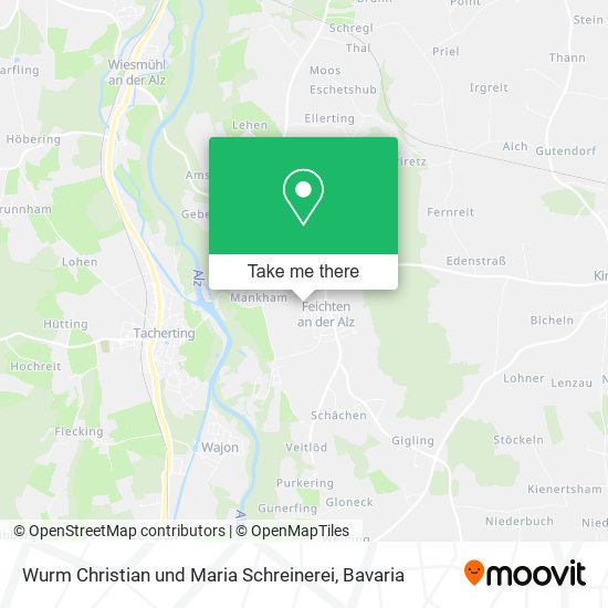 Wurm Christian und Maria Schreinerei map