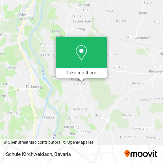 Карта Schule Kirchweidach