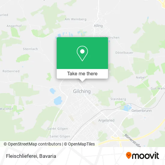 Карта Fleischlieferei