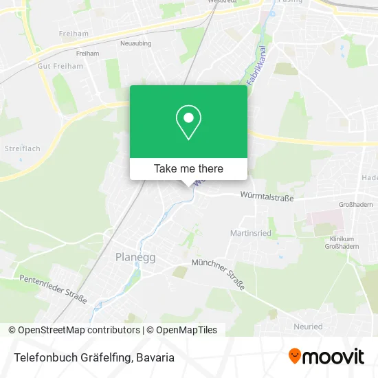 Карта Telefonbuch Gräfelfing