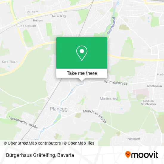 Карта Bürgerhaus Gräfelfing