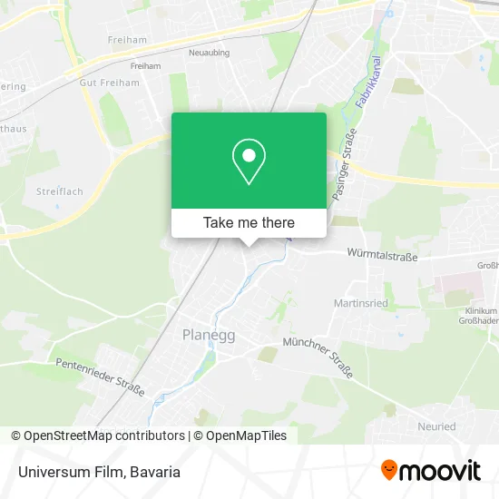 Карта Universum Film