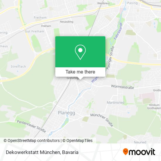 Dekowerkstatt München map