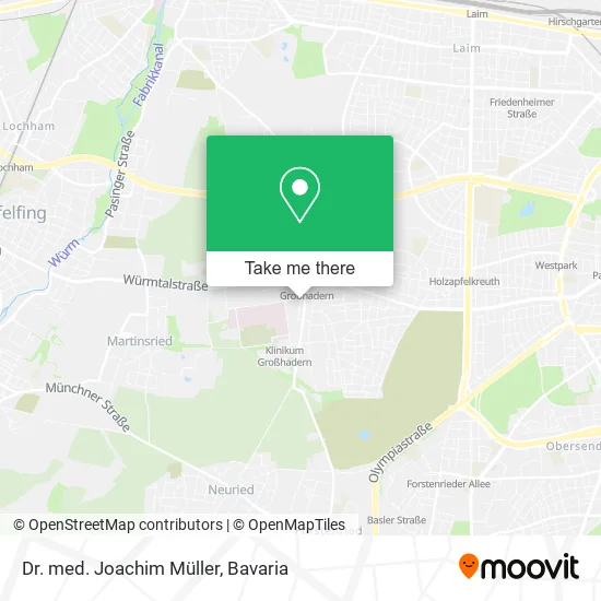 Карта Dr. med. Joachim Müller