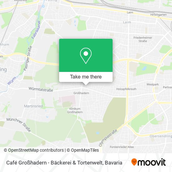 Café Großhadern - Bäckerei & Tortenwelt map