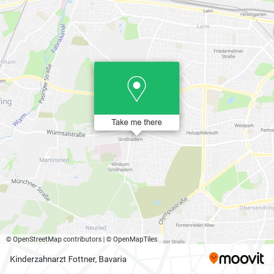 Kinderzahnarzt Fottner map