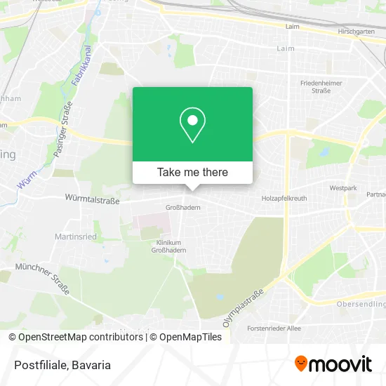 Карта Postfiliale