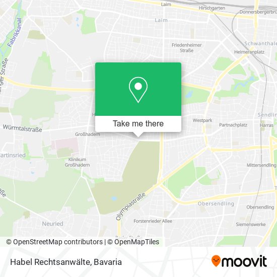 Habel Rechtsanwälte map