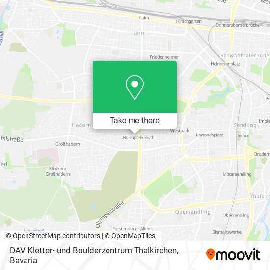 Карта DAV Kletter- und Boulderzentrum Thalkirchen