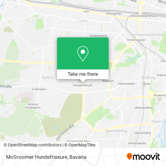 Карта McGroomer Hundefriseure