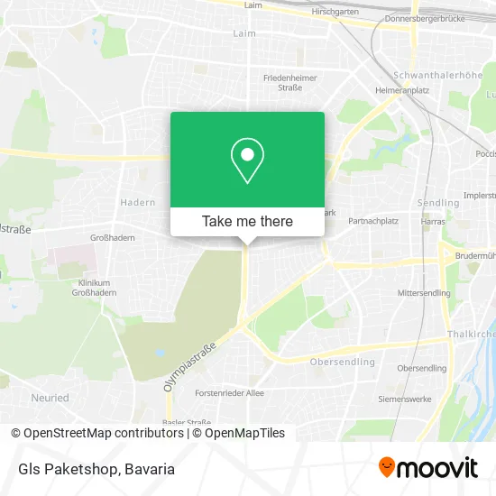 Карта Gls Paketshop