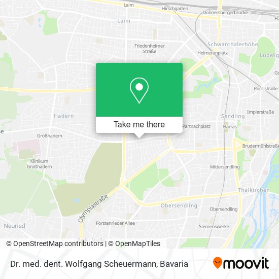 Dr. med. dent. Wolfgang Scheuermann map