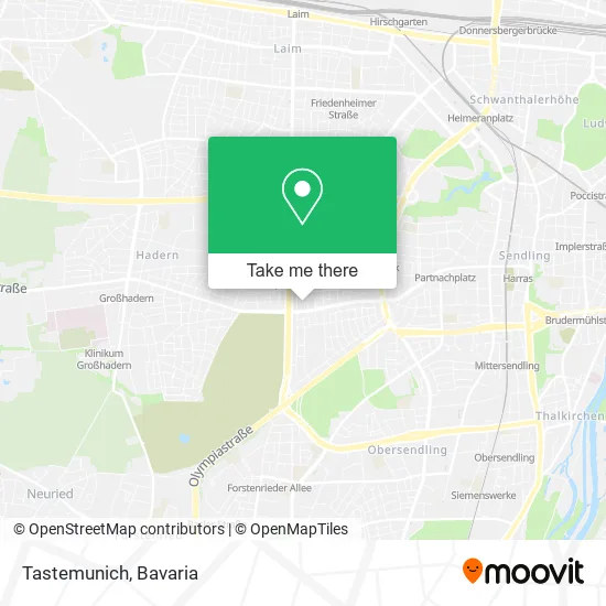 Карта Tastemunich