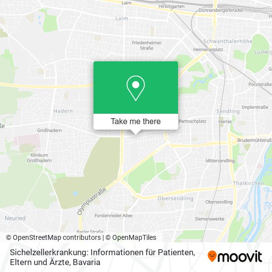Sichelzellerkrankung: Informationen für Patienten, Eltern und Ärzte map