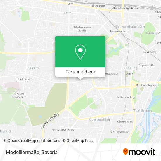 Карта Modelliermaße