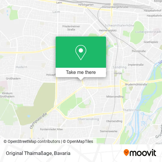 Карта Original Thaimaßage