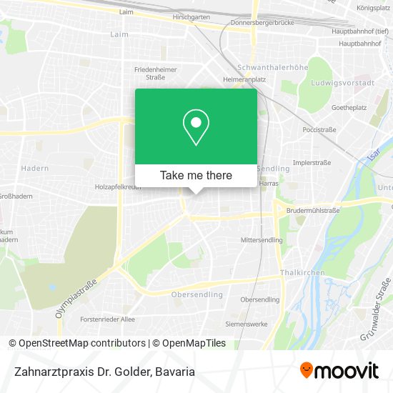 Zahnarztpraxis Dr. Golder map