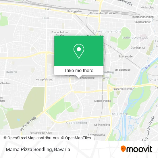 Карта Mama Pizza Sendling