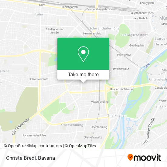 Карта Christa Bredl