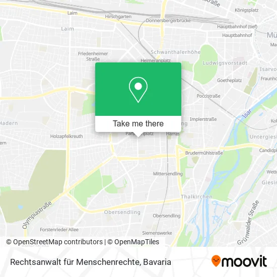 Карта Rechtsanwalt für Menschenrechte