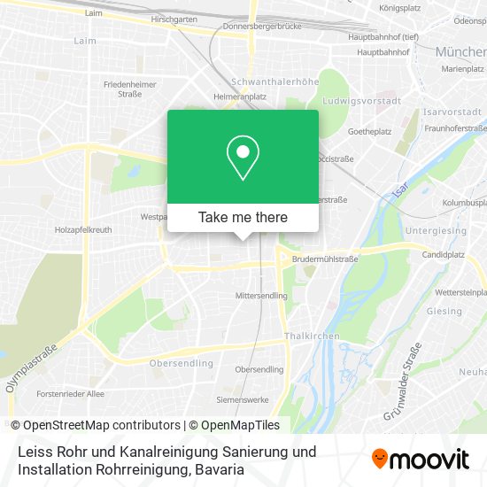 Leiss Rohr und Kanalreinigung Sanierung und Installation Rohrreinigung map